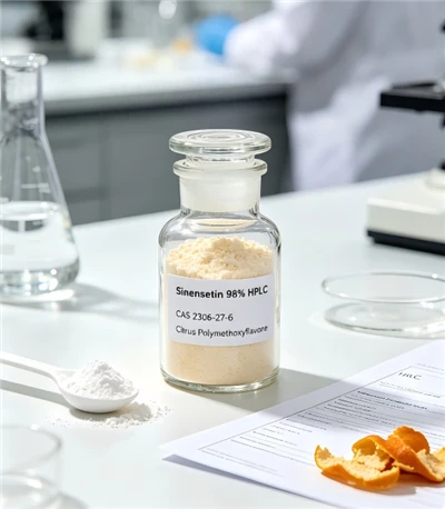 Sinensetin | 5,6,7,3',4'-Pentamethoxyflavone CAS 2306-27-6 Natural Citrus Polymethoxyflavone Powder